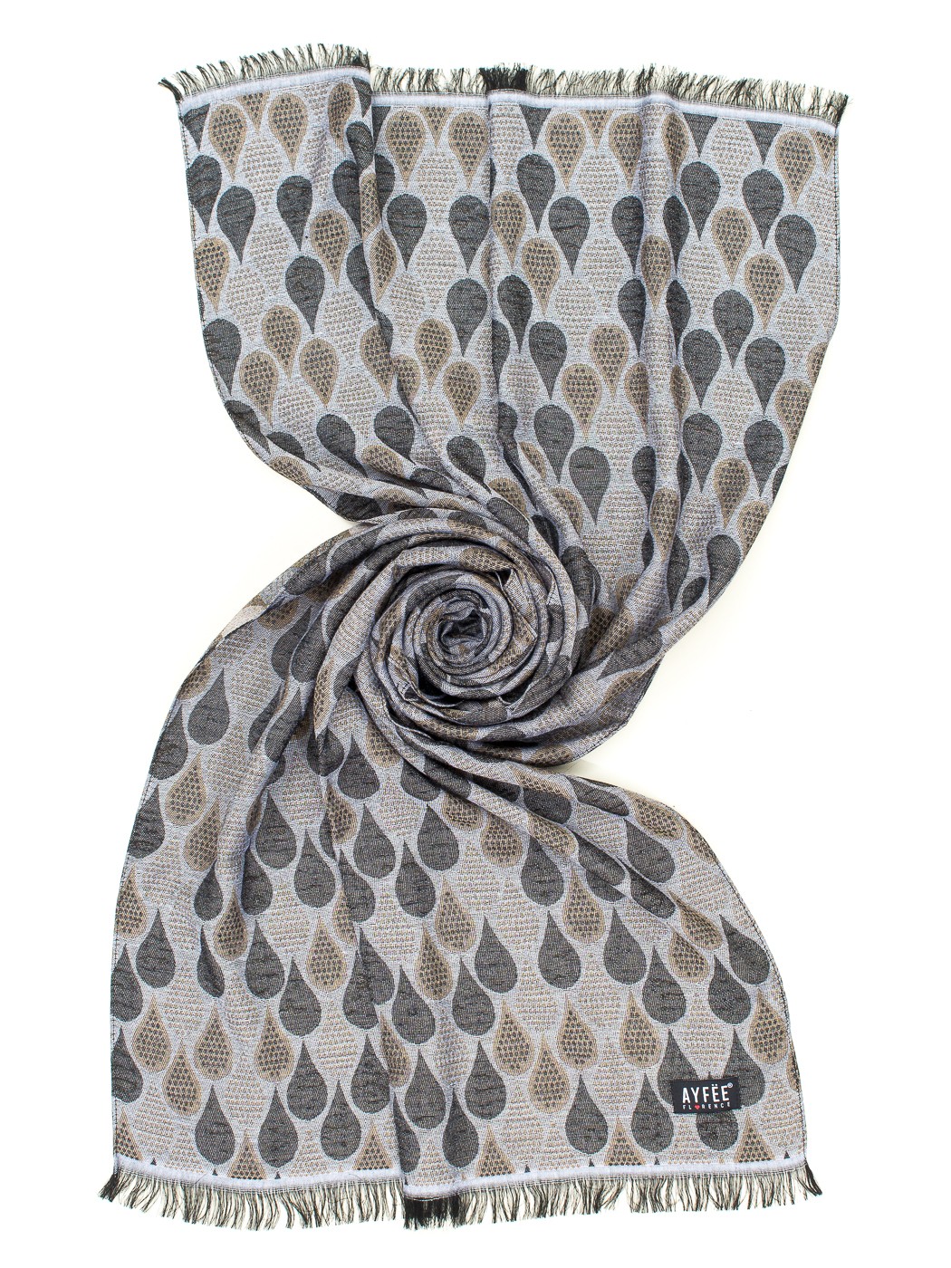 STOLA UOMO JACQUARD DROP , 45X180